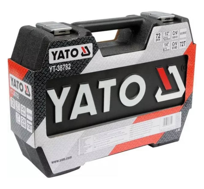 Набір інструментів 72 предмети YATO YT-38782