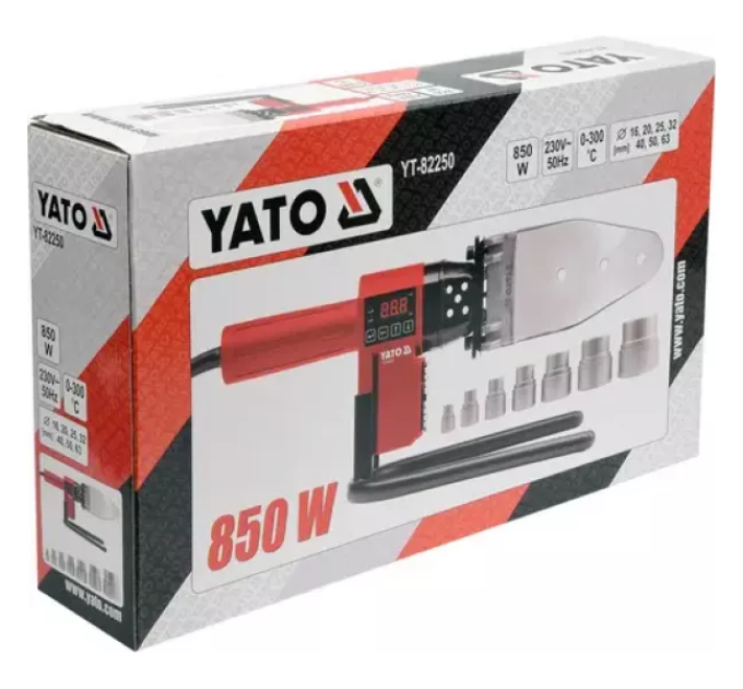 Паяльник для пайки поліпропіленових труб YATO YT-82250