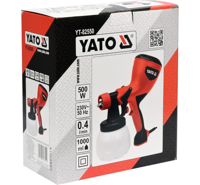 Пістолет для фарбування стін YATO YT-82550