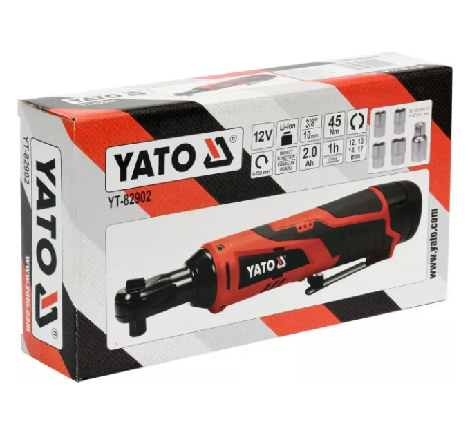 Тріскачка ударна акумуляторна YATO YT-82902