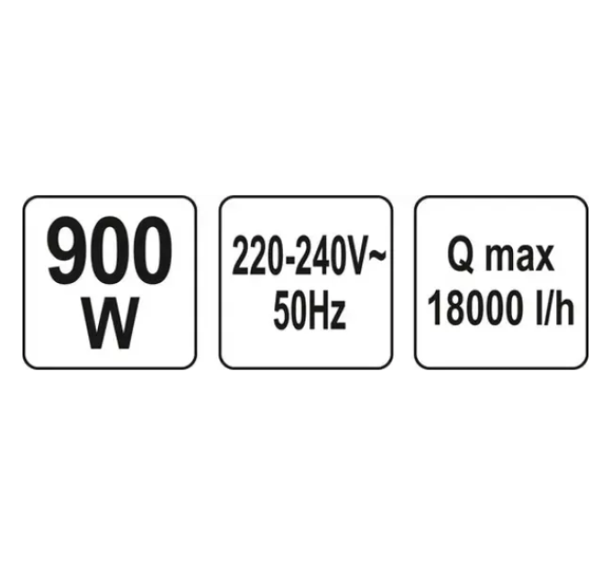 Занурювальний насос 900 Вт YATO YT-85333