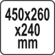 Ящик для інструментів P45P S1 YATO YT-09183 C-1