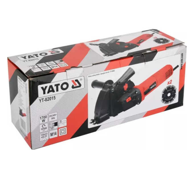 Штроборіз 1700 Вт 125 мм YATO YT-82015