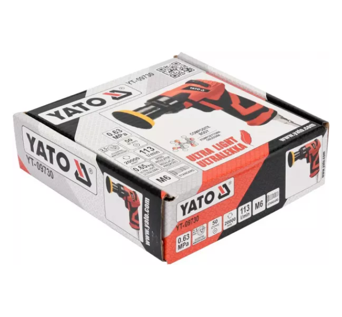 Шліфмашина пневматична YATO YT-09730 B-4