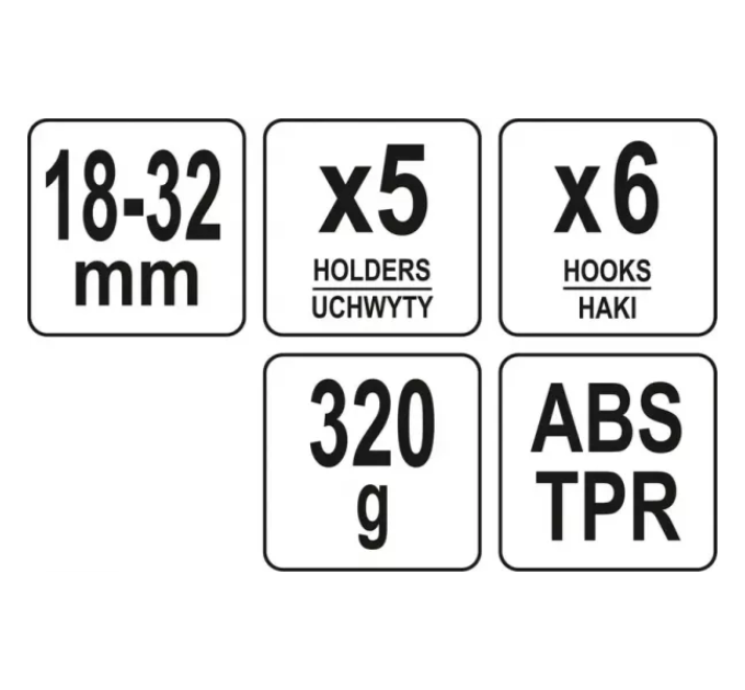 Тримач для інструментів YATO YT-87650 D-2