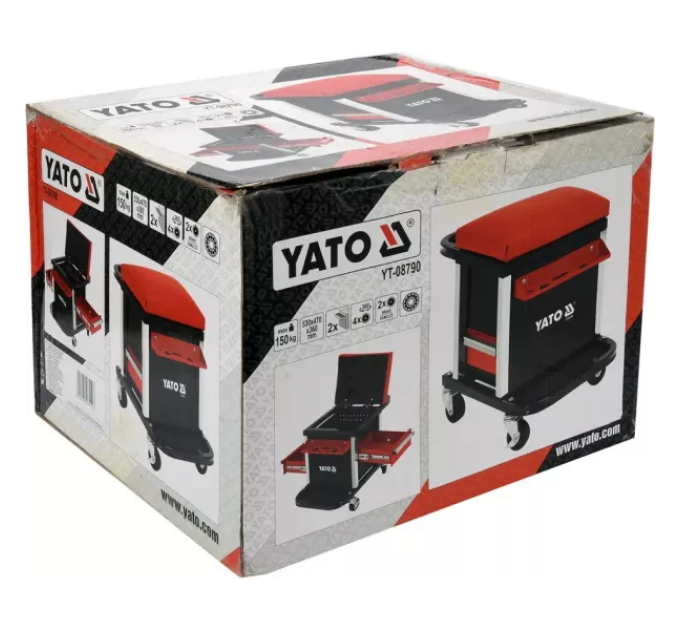 Табурет для майстерні з ящиками YATO YT-08790