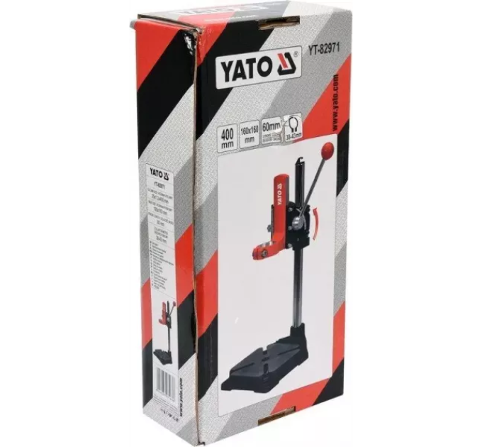 Стійка для свердел з регулюванням кута по вертикалі YATO YT-82971