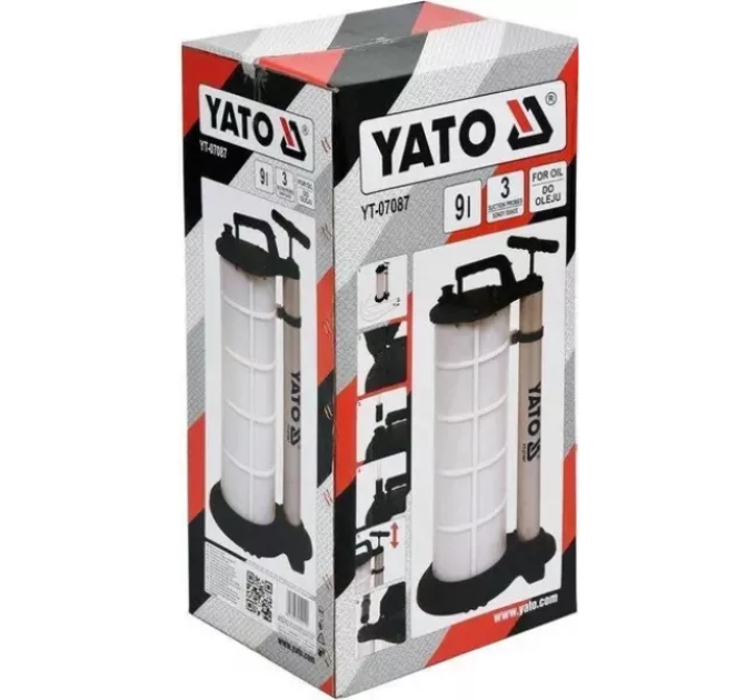 Ручний вакуумний насос 9 л YATO YT-07087 F-1