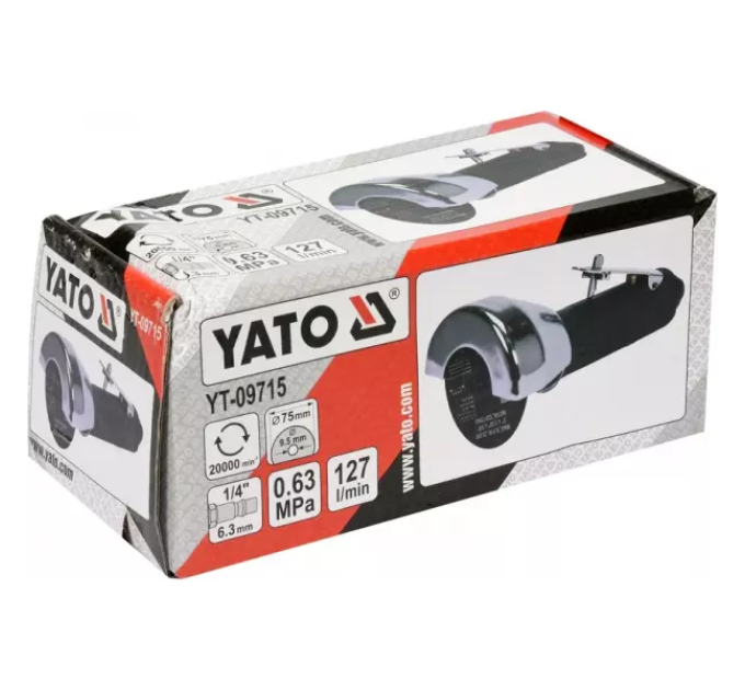 Пневматична болгарка YATO YT-09715 B-4