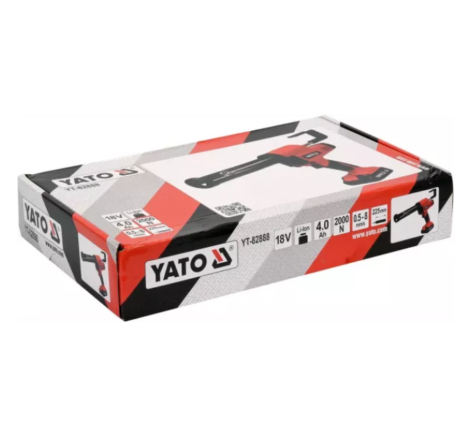 Пістолет для клеїв та герметиків акумуляторний YATO YT-82888  A-1