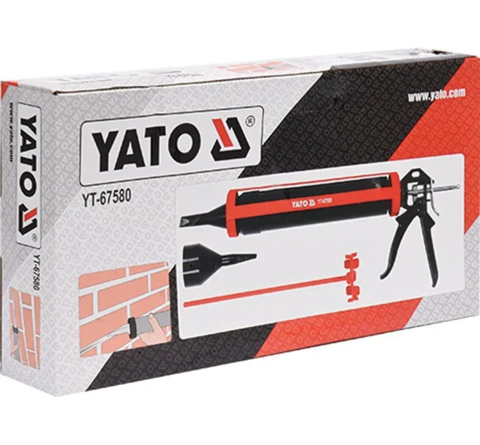 Пістолет для затирання швів зі змінними насадками YATO YT-67580 В-1