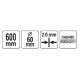 Пістолет для герметика 600мл YATO YT-67571 В-1
