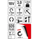 Перфоратор акумуляторний SDS+ YATO YT-82770   H-2