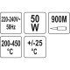 Паяльник з контролем температури 50 Вт YATO YT-82700     I-3
