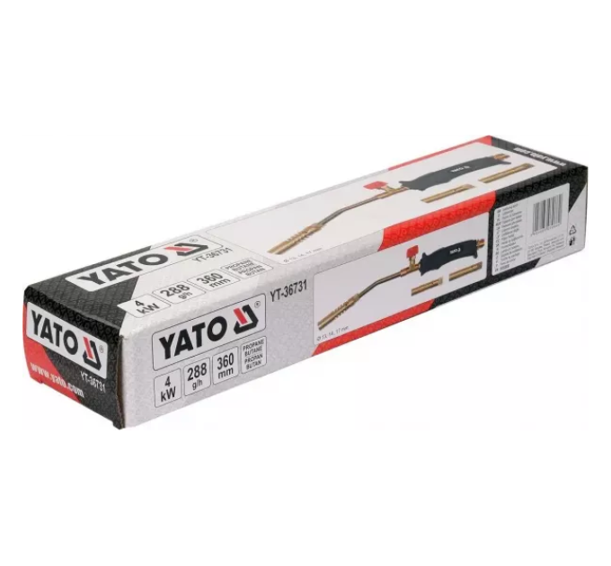 Пальник з насадками YATO YT-36731 F-2