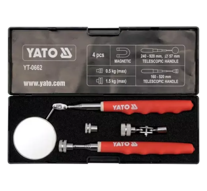 Набір тримач + дзеркало YATO YT-0662 C-3
