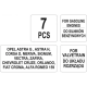 Набір ключів для розподілу/установки фаз OPEL YATO YT-06005 А-4