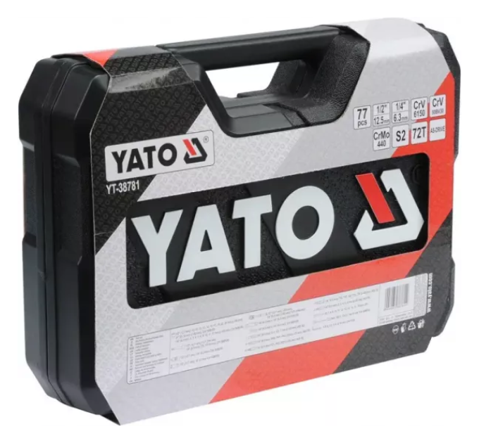Набір інструментів з ключами YATO YT-38781
