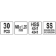 Набір для ремонту різьблення M8x1,25 YATO YT-17633 D-4
