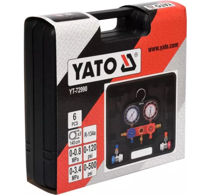 Набір для обслуговування систем кондиціонування YATO YT-72990