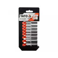 Набір головок торцевих 1/4", 8 шт YATO YT-14431 D-3