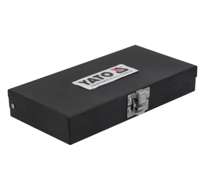 Набір викруткових насадок Spline M5-M12 з перехідником 1/2" 11 шт. YATO YT-0415 D-4