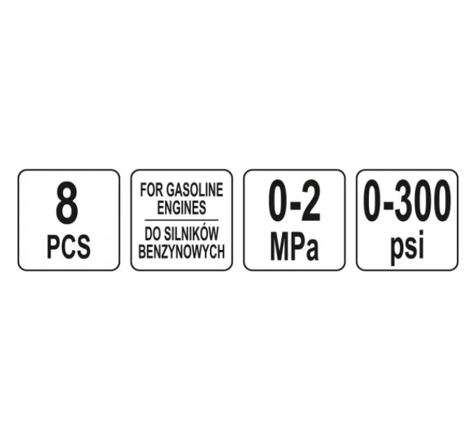 Компресометр для бензинових двигунів 0-2 МПа YATO YT-73022   B-5