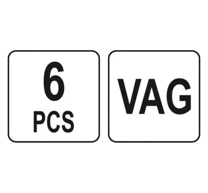 Комплект для обслуговування натяжних роликів VAG 6 шт YATO YT-06275 А-4