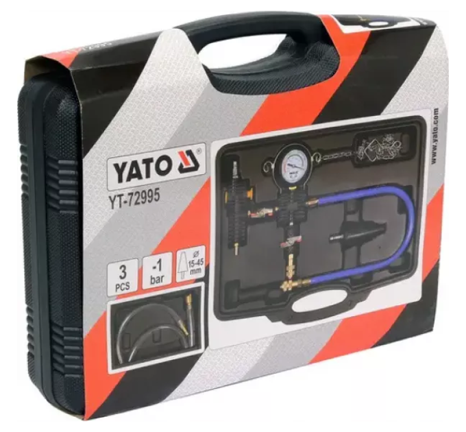 Комплект для вакуумного наповнення системи охолодження автомобіля YATO YT-72995 А-5