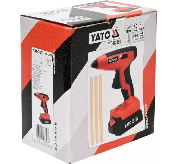 Клейовий пістолет 18В YATO YT-82854   A-1
