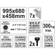 Інструментальний візок на колесах з висувними ящиками YATO YT-0914