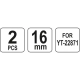 Змінні ножі для різака 16 мм YATO YT-22874