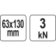 Затиск столярний 63x130 мм YATO YT-64190 H-1