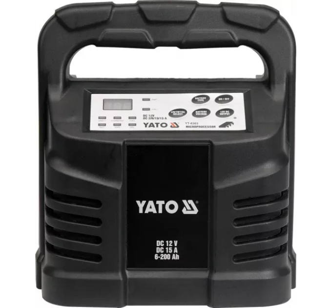 Зарядний пристрій для автомобіля YATO YT-8303 E-2 Зарядний пристрій для автомобіля YATO YT-8303 E-2