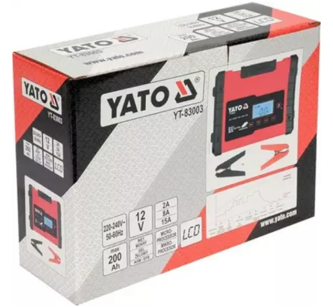 Електронний випрямляч із РК-дисплеєм YATO YT-83003   E-2