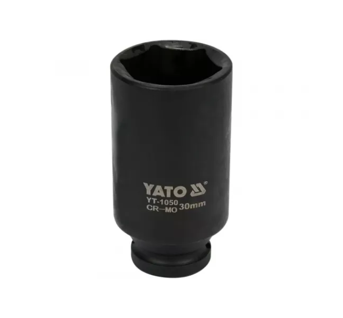 Довга ударна насадка 1/2" 30 мм YATO YT-1050 D-5 Довга ударна насадка 1/2" 30 мм YATO YT-1050 D-5