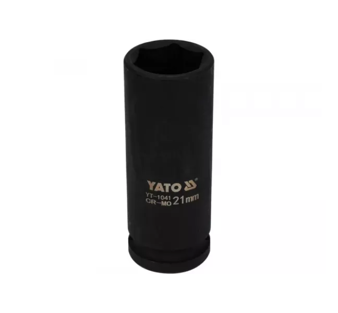 Довга ударна насадка 1/2" 21 мм YATO YT-1041 D-5 Довга ударна насадка 1/2" 21 мм YATO YT-1041 D-5