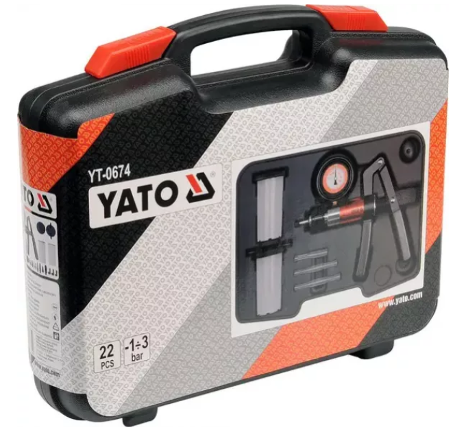 Діагностичний вакуумний насос з 22 аксесуарами YATO YT-0674 А-5