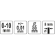 Датчик виміру биття 0-10 мм YATO YT-72450 Е-2
