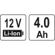 Акумулятор Li-Ion 12V 4Ah YATO YT-82910 A-1