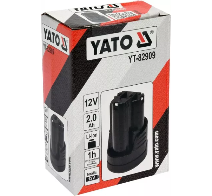 Акумулятор LI-ION 12V 2Ah YATO YT-82909