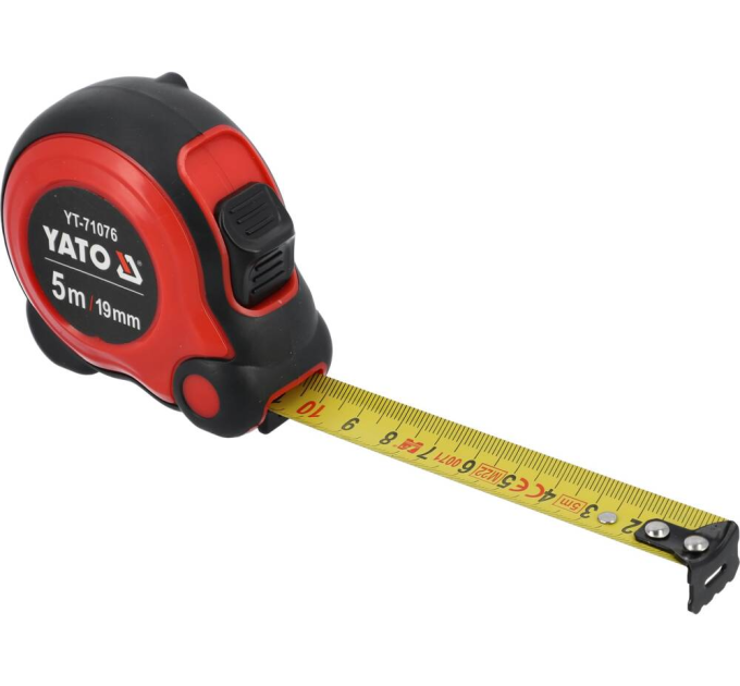 Рулетка сталева 5м х 19мм YATO YT-71076   D-5